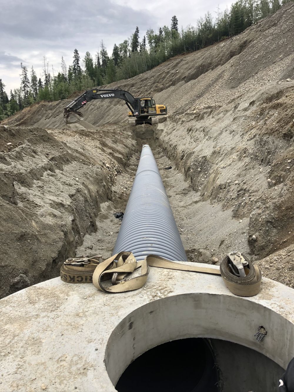 Storm drainage 32" pipe
